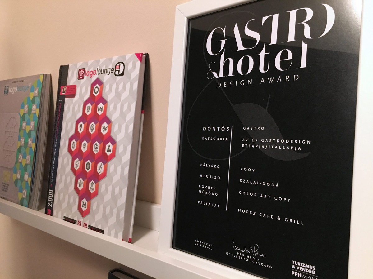 Gastro & Hotel Design Award elismerés
