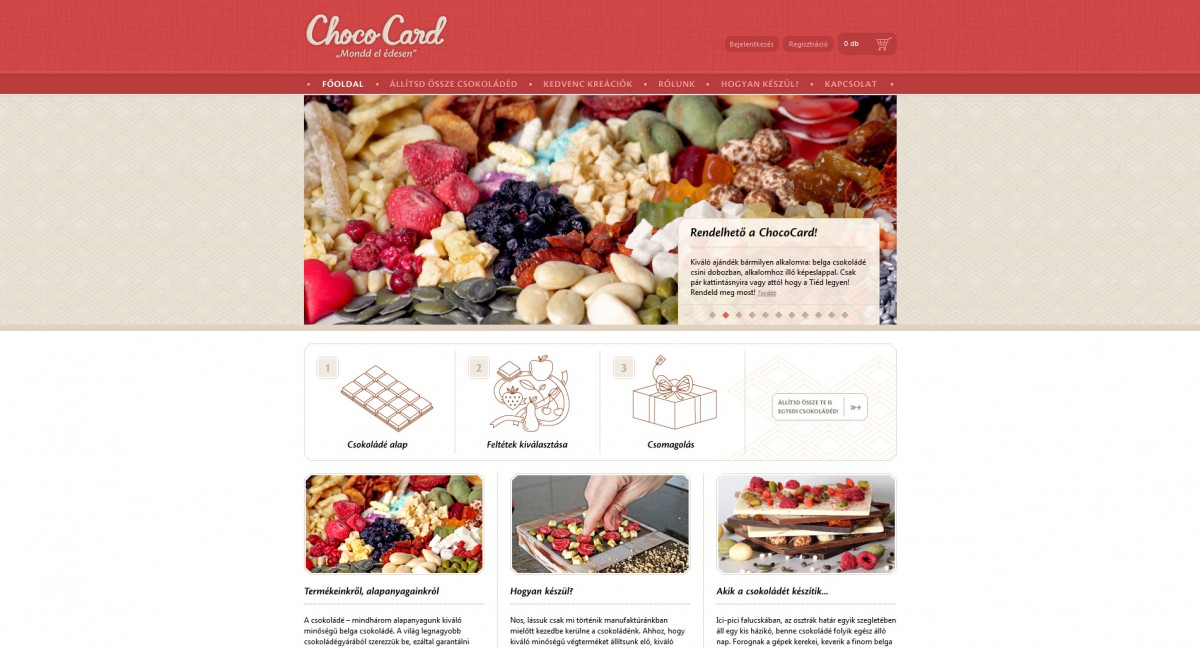 Rendelhető a Choco Card